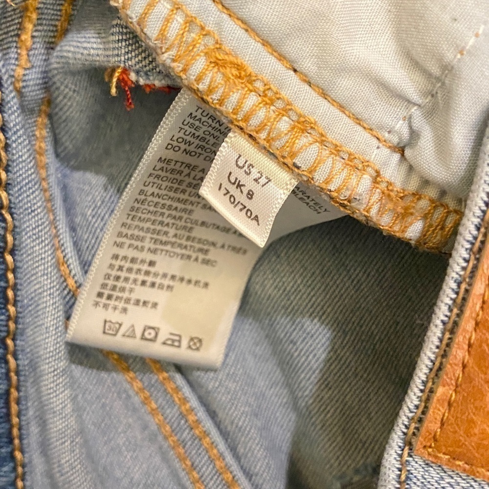 BDG Sz 4 (27) Twig High Rise Urban Outfitters Womens Jeans Distressed Stretch - Picture 9 of 13